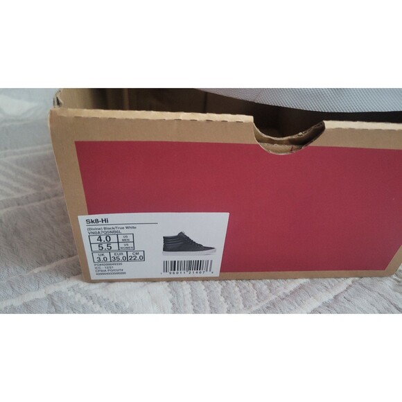 Vans Sk8-Hi “Divine Energy” Special Edition Black/True White Embroidered  W - Picture 2 of 4